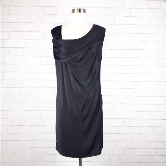 Nellie Partow Dresses & Skirts - Nellie Partow Silk Draped Black Dress XS K1502